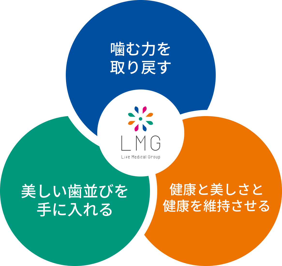 嚙む力を取り戻す 美しい歯並びを手に入れる 健康と美しさと健康を維持させる